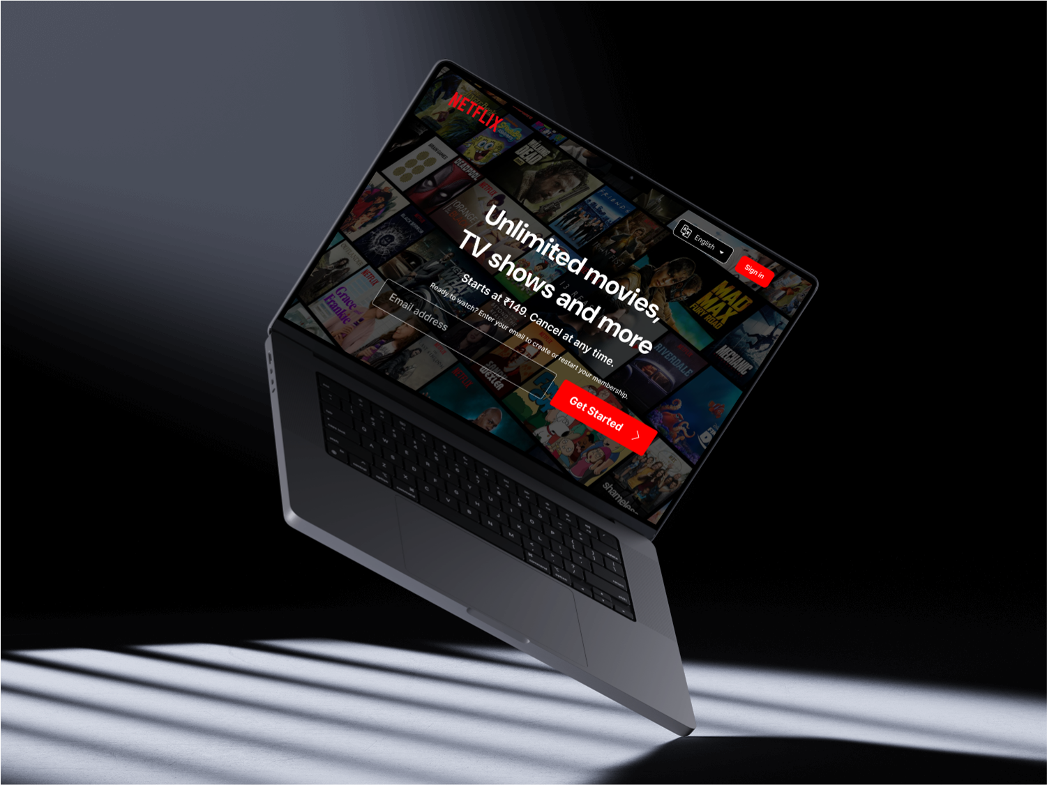 Netflix interface design